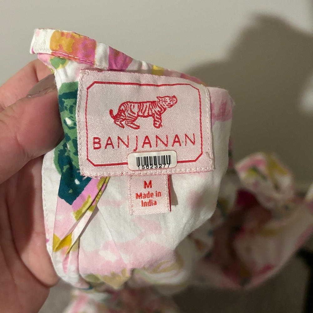 Banjanan Pink and Green Floral Dress - Picture 8 of 9